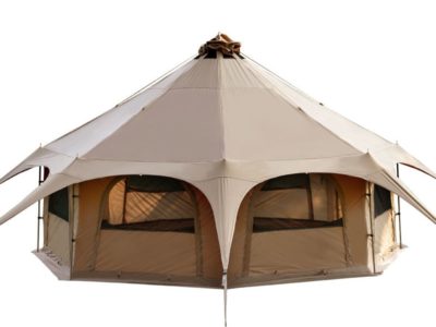 Outdoor Circus Tent Camping Cotton Canvas Rainproof Large Yurt Tent Camping Park Tent 4 Season Outdoor Camping Tent 8