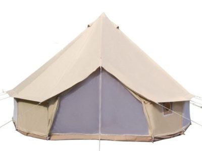 GR 4-Season Cotton Canvas Bell Tents Waterproof Tipi Luxuty Safari Family Party Tent with Stove Jacket on the Wall Festival Tent 9