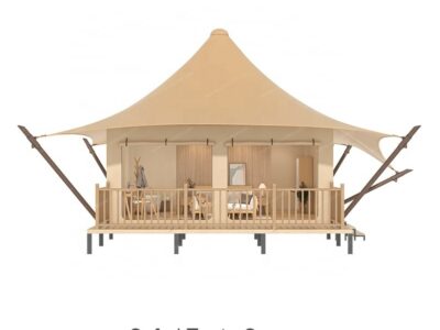 Square - Safari Tent For Sale Luxury Glamping Tents Outdoor Eco Hotel 1