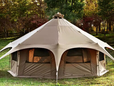 Outdoor Cotton Canvas Rainproof Large Yurt Tent