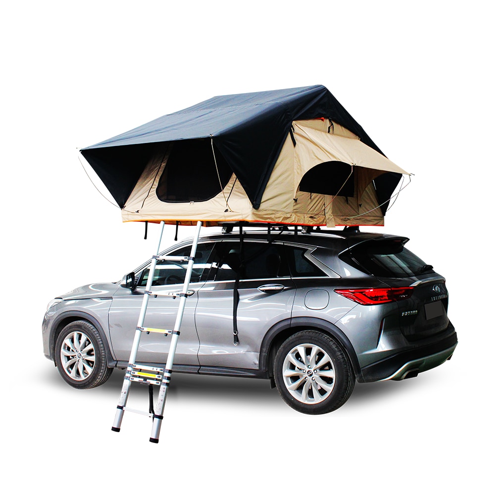 4M Polyester Oxford 4 Person Car Top Roof Tent (Green) 1