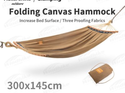Naturehike 2 Persons Canvas Hammock (Brown) 1