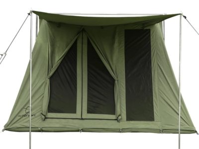 Hitorhike Cotton Canvas 2 Person Waterproof Glamping Tent (Green) 1