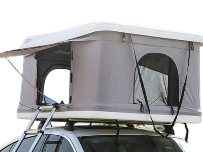 Woqi High Quality Rooftop Hard Shell Pop Up Car Tent (Available in Dark Khaki, Grey or Camouflage) 1