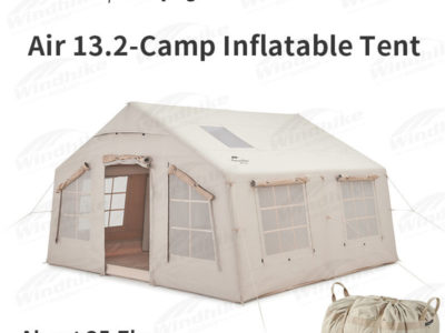 Naturehike 3㎡ 3-4 Person Inflatable Polyester Glamping Tent 1